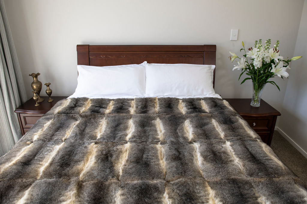 Possum Fur Throw