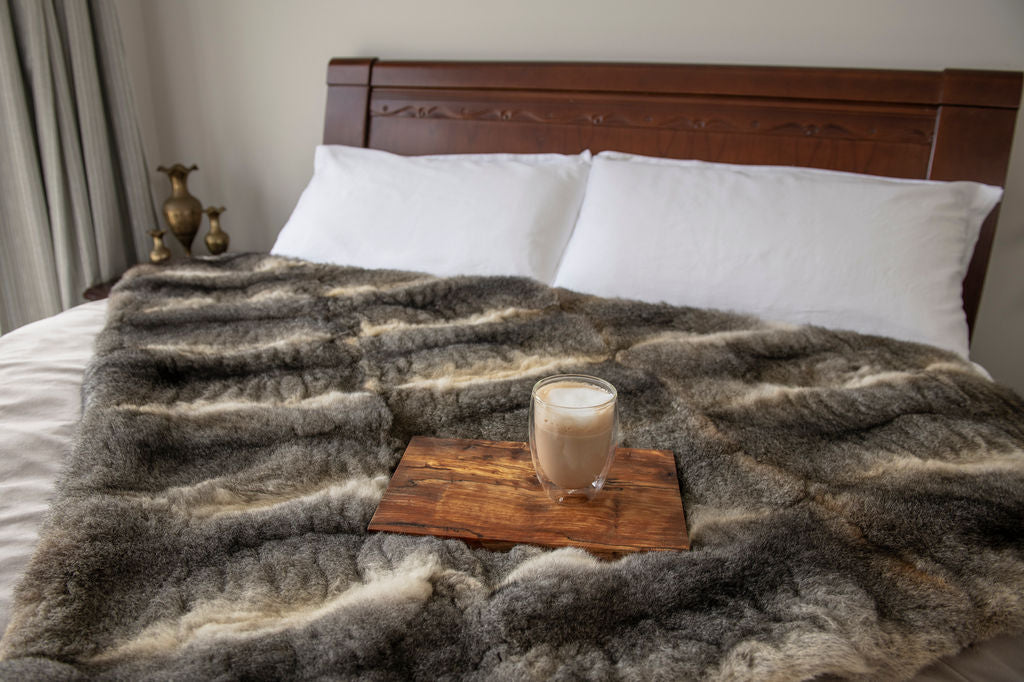 Possum Fur Throw
