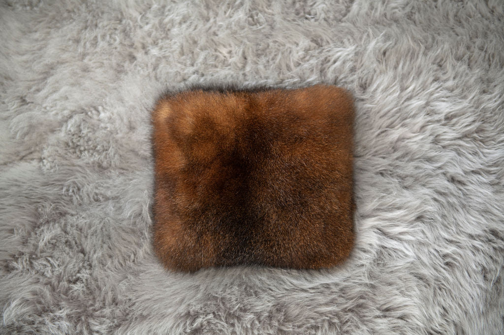 brown wheat bag cover