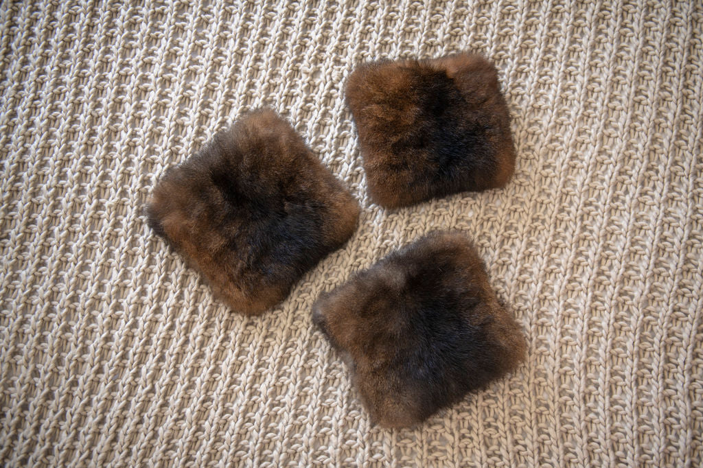 possum fur wheat bag cover