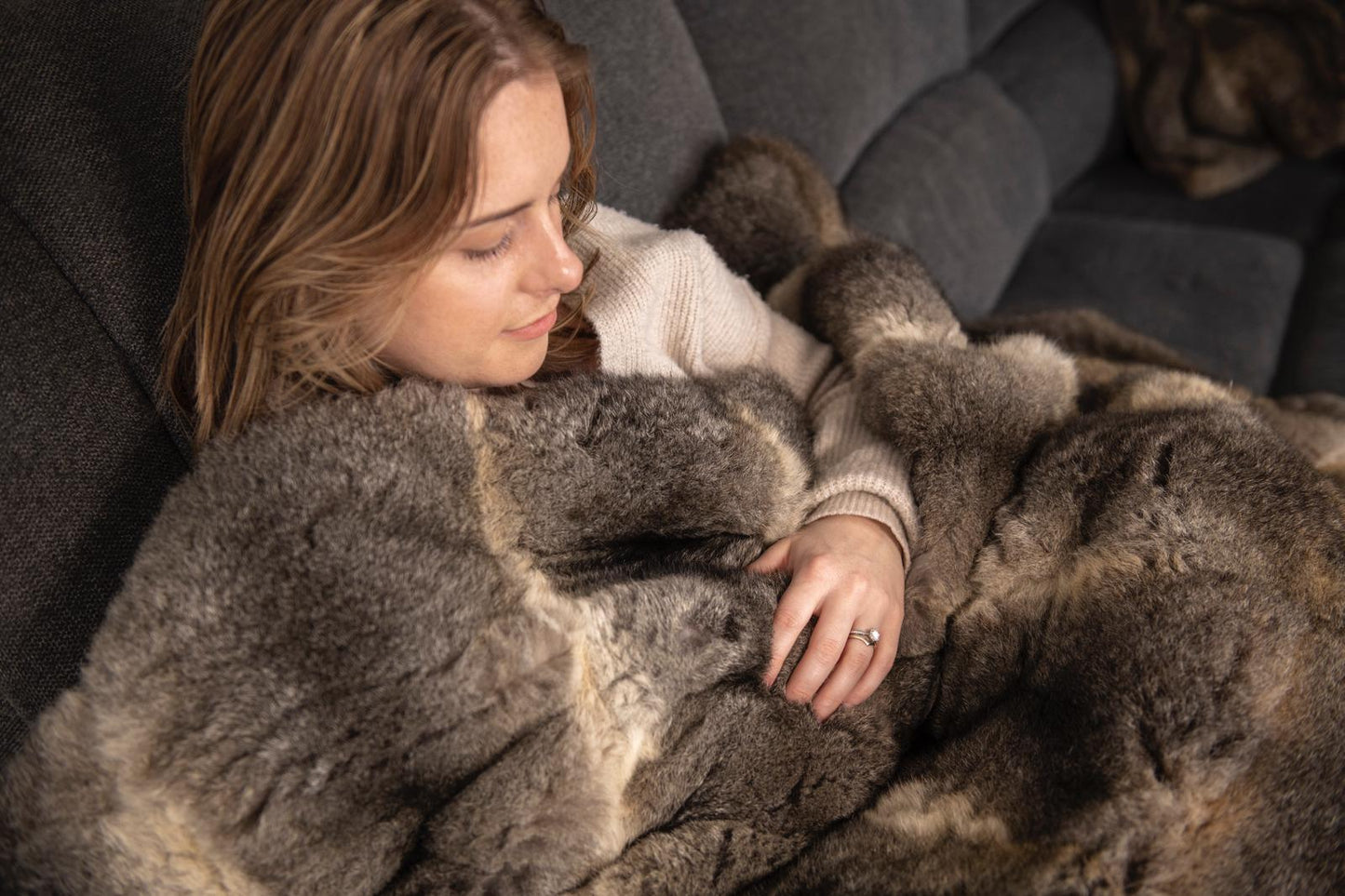 Possum Fur Throw