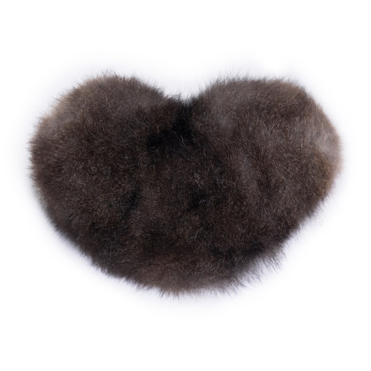 Luxury Possum Fur Heart Shaped Cushions