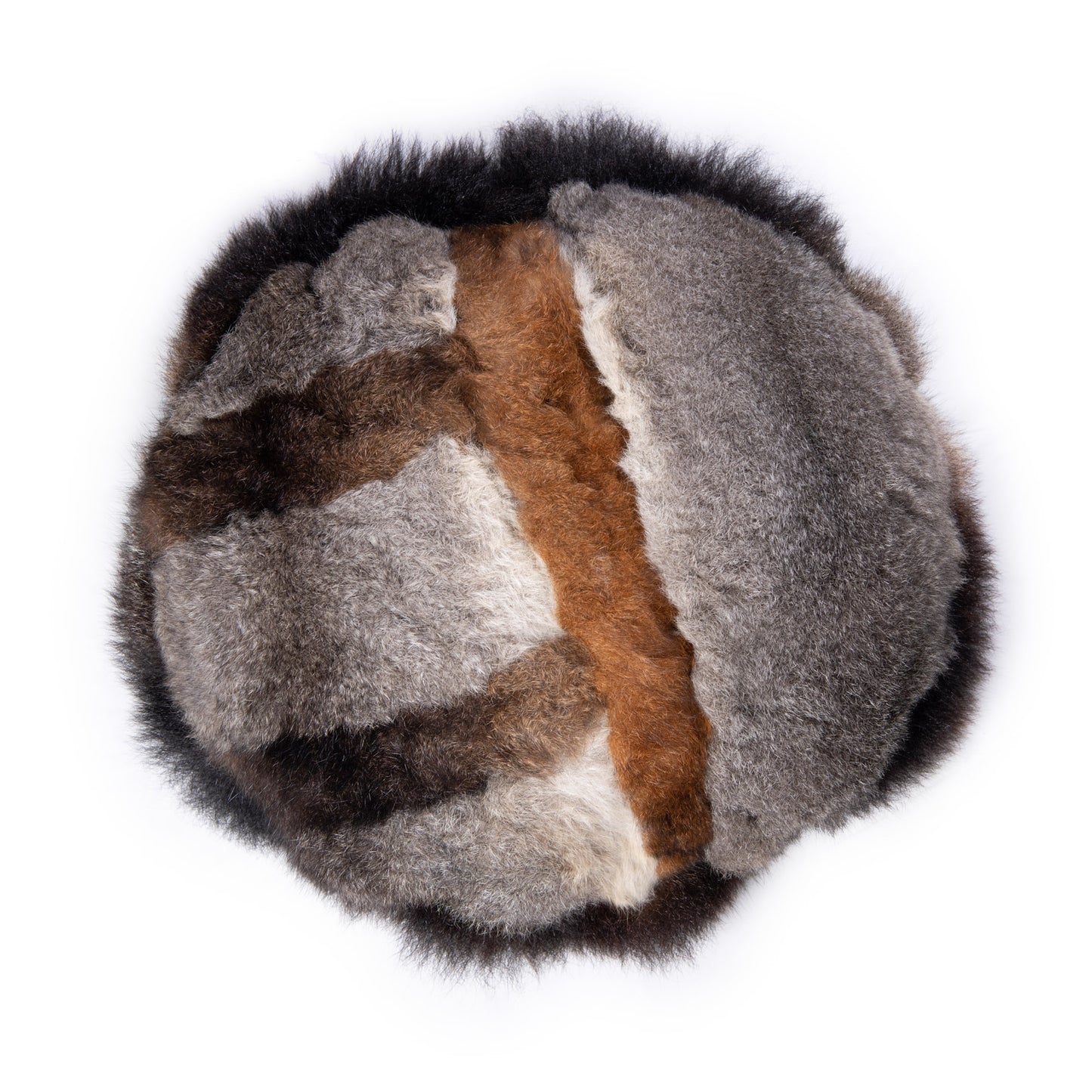 Patchwork Possum Fur Cushions