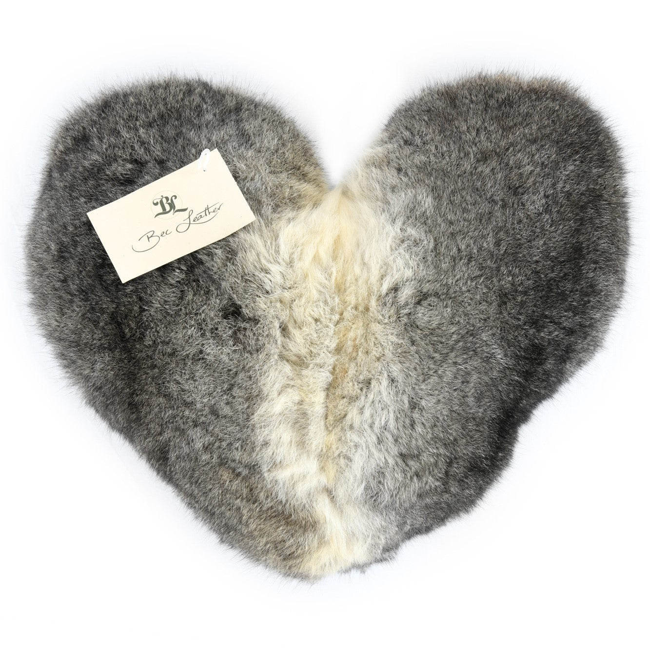 Luxury Possum Fur Heart Shaped Cushions