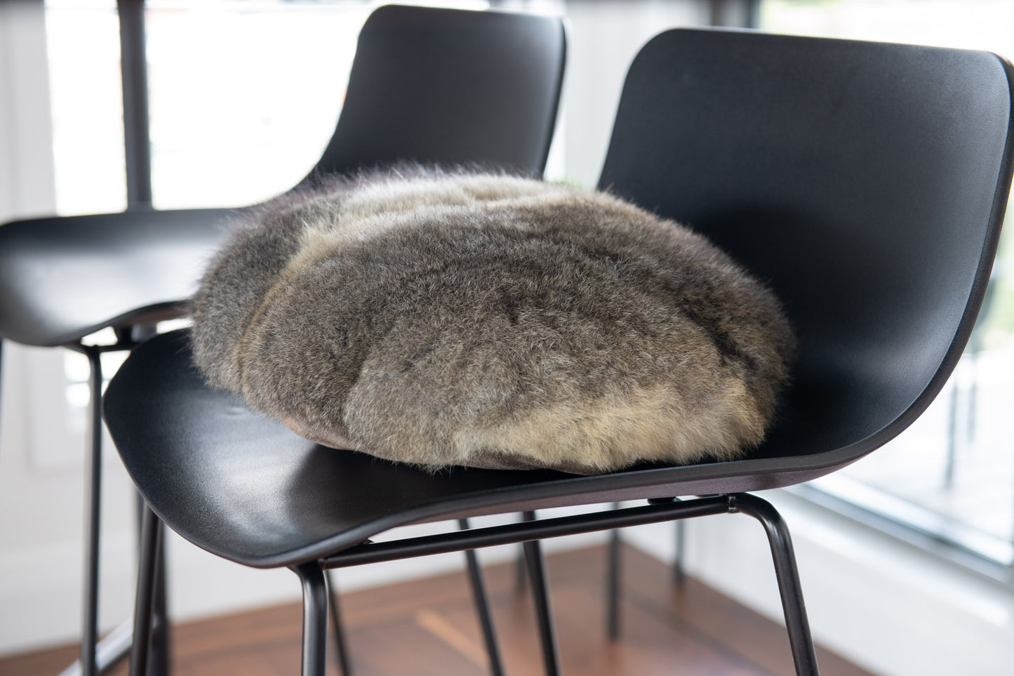 Deluxe Possum Fur Circular Cushions